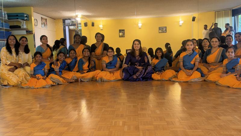 The whole Navarasa family together at the Pooja 2026